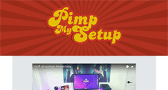 Desktop Screenshot of pimpmysetup.com